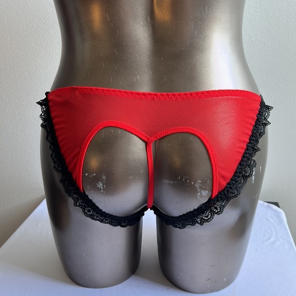 Lace Panties Heart Cut Out XL Dreamgirl - Picture 6 of 7